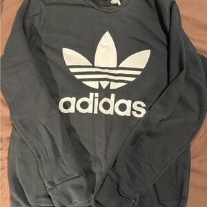 Adidas Black Crewneck Top